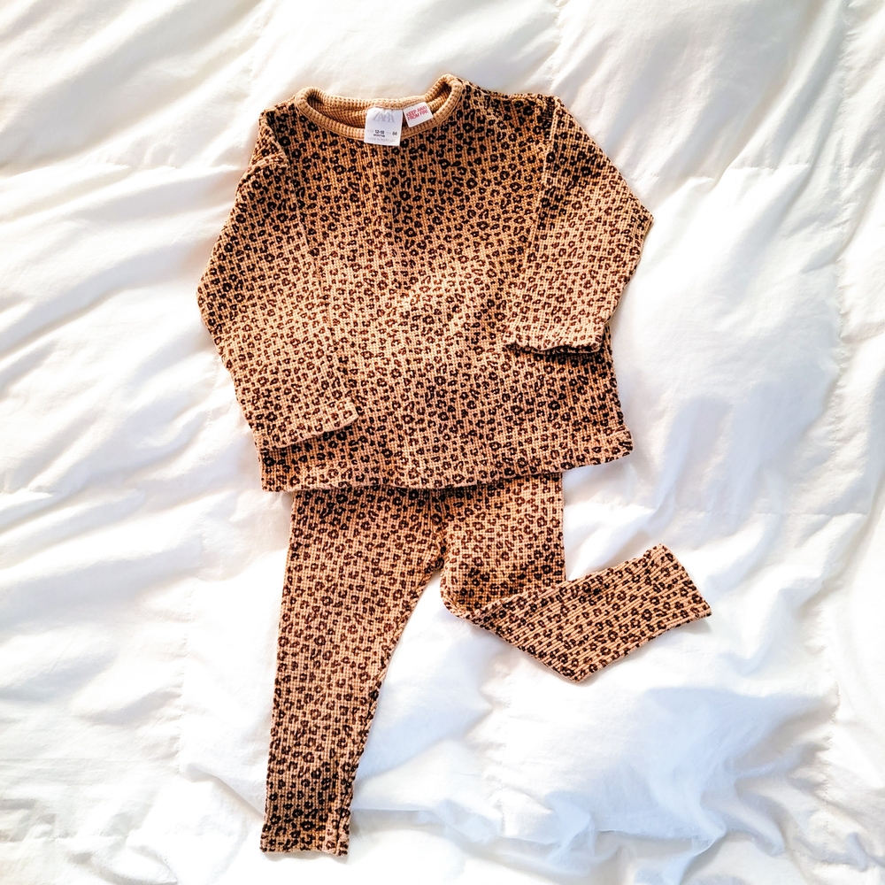 Zara Leopard Print Kids Set